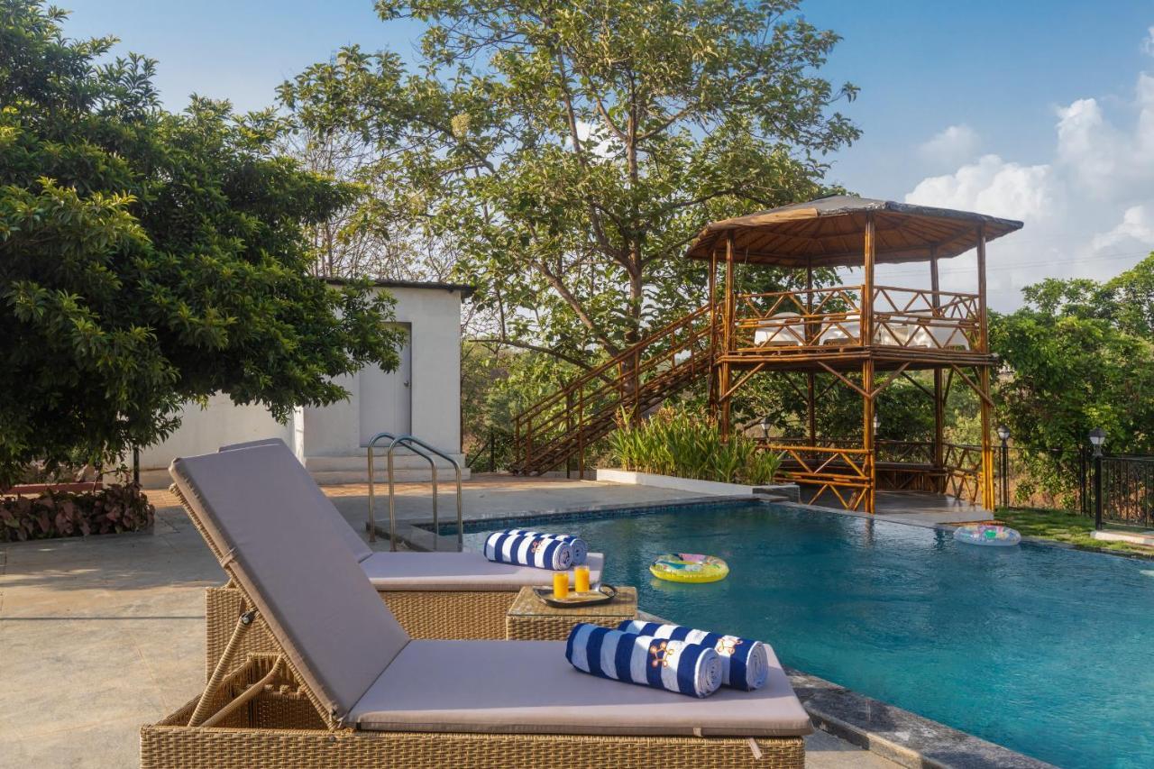 Saffronstays Riverfront Manor, 5-Bdr Pool Villa By Pej River Karjat Bagian luar foto