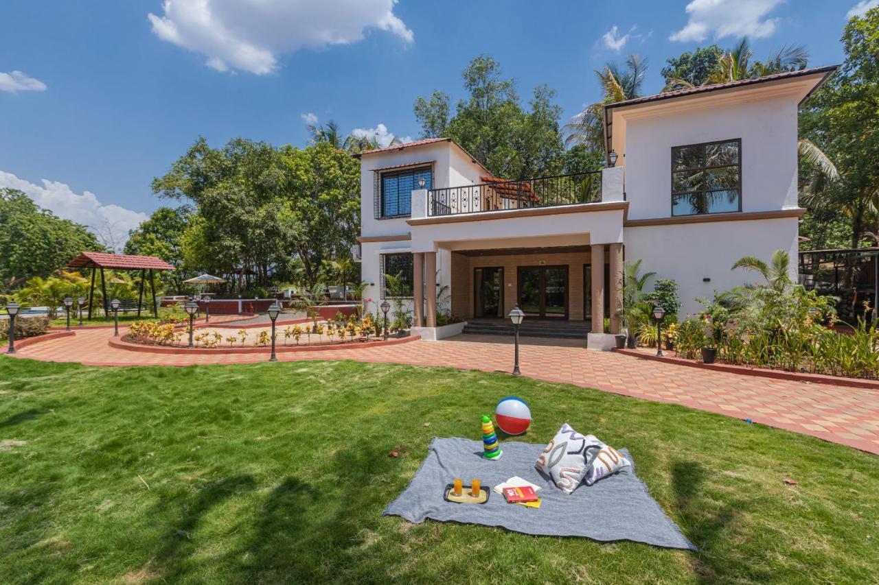 Saffronstays Riverfront Manor, 5-Bdr Pool Villa By Pej River Karjat Bagian luar foto